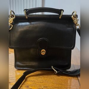 Vintage Coach Turnlock Satchel Bag